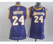 women nba jerseys los angeles lakers #24 bryant purple
