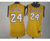 women nba jerseys los angeles lakers #24 bryant yellow