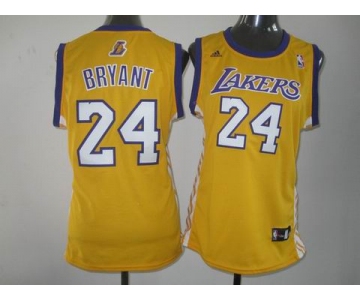 women nba jerseys los angeles lakers #24 bryant yellow