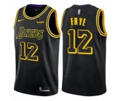 Youth Nike Los Angeles Lakers #12 Channing Frye Swingman Black NBA Jersey - City Edition