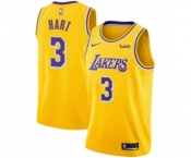 Youth Nike Los Angeles Lakers #3 Josh Hart Swingman Gold NBA Jersey - Icon Edition