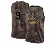 Youth Nike Los Angeles Lakers #9 Rajon Rondo Swingman Camo Realtree Collection NBA Jersey