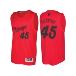 Men's Chicago Bulls #45 Denzel Valentine 2016 Christmas Day Red NBA Swingman Jersey