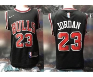 Nike Chicago Bulls #23 Michael Jordan Black NBA Jersey