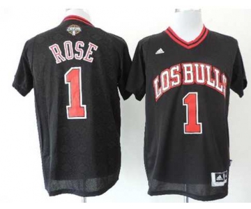 nba chicago bulls #1 rose black[2014 new]
