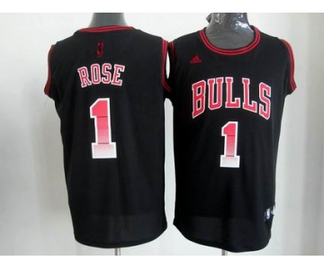 nba chicago bulls #1 rose black[limited edition]