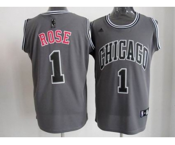 nba chicago bulls #1 rose grey