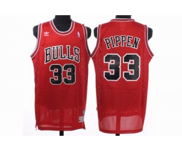 nba chicago bulls #33 pippen red(fans edition)