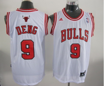 nba chicago bulls #9 deng white[2011  revolution 30]