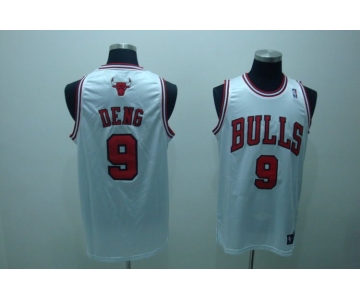 nba chicago bulls #9 deng white
