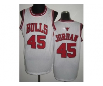 nba jersey chicago bulls #45 jordan white[revolution 30]