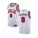 Women's Nike Chicago Bulls #9 Antonio Blakeney Authentic White NBA Jersey - Association Edition