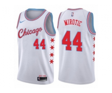 Youth Nike Chicago Bulls #44 Nikola Mirotic Swingman White NBA Jersey - City Edition
