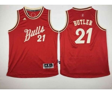 youth nba chicago bulls #21 butler red[2015 Christmas edition]