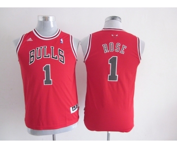 youth nba jerseys chicago bulls #1 rose red[revolution 30 swingman]