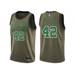 Men Nike Boston Celtics #42 Al Horford Green Salute to Service NBA Swingman Jersey