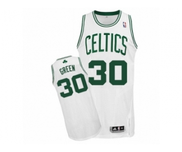 Men's Adidas Boston Celtics #30 Gerald Green Authentic White Home NBA Jersey
