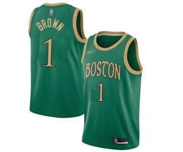 Women's Boston Celtics #1 Walter Brown Swingman Green Basketball Jersey - 2019-20 City Edition