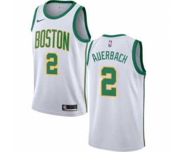Women's Nike Boston Celtics #2 Red Auerbach Swingman White NBA Jersey - City Edition
