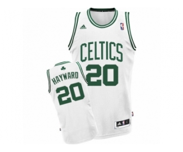 Youth Adidas Boston Celtics #20 Gordon Hayward Swingman White Home NBA Jersey