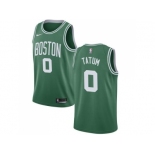 Youth Nike Boston Celtics #0 Jayson Tatum Green NBA Swingman Jersey
