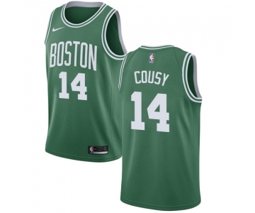 Youth Nike Boston Celtics #14 Bob Cousy Swingman Green(White No.) Road NBA Jersey - Icon Edition