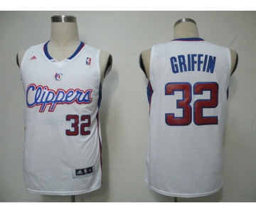 nba jerseys los angeles clippers #32 griffin white (fans edition)