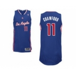 nba los angeles clippers #11 jamal crawford blue[revolution 30 swingman]