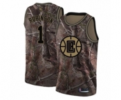 Women's Los Angeles Clippers #1 Jerome Robinson Swingman Camo Realtree Collection Basketball Jersey