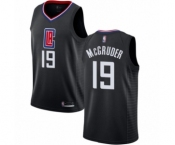 Women's Los Angeles Clippers #19 Rodney McGruder Authentic Black Basketball Jersey Statement Edition