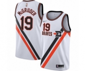 Women's Los Angeles Clippers #19 Rodney McGruder Swingman White Hardwood Classics Finished Basketball Jersey