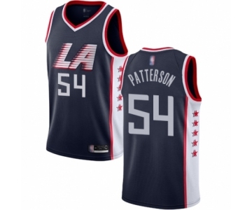 Women's Los Angeles Clippers #54 Patrick Patterson Swingman Navy Blue Basketball Jersey - City Edition