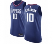Women's Nike Los Angeles Clippers #10 Jerome Robinson Authentic Blue NBA Jersey - Icon Edition