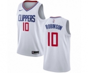 Women's Nike Los Angeles Clippers #10 Jerome Robinson Authentic White NBA Jersey - Association Edition