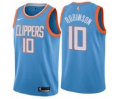 Women's Nike Los Angeles Clippers #10 Jerome Robinson Swingman Blue NBA Jersey - City Edition