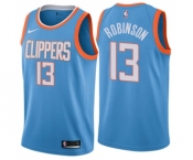 Women's Nike Los Angeles Clippers #13 Jerome Robinson Swingman Blue NBA Jersey - City Edition