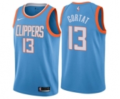 Women's Nike Los Angeles Clippers #13 Marcin Gortat Swingman Blue NBA Jersey - City Edition