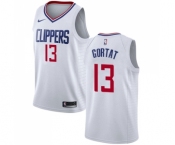 Women's Nike Los Angeles Clippers #13 Marcin Gortat Swingman White NBA Jersey - Association Edition