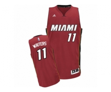 Men's Adidas Miami Heat #11 Dion Waiters Swingman Red Alternate NBA Jersey
