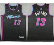 Men's Miami Heat #13 Bam Adebayo Black 2025-26 City Edition Stitched Basketball Jersey