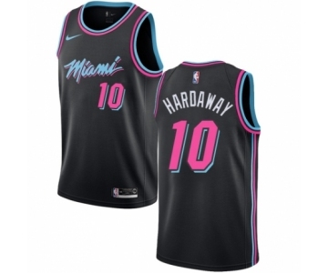 Men's Nike Miami Heat #10 Tim Hardaway Swingman Black NBA Jersey - City Edition