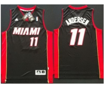 nba miami heat #11 chris andersen black