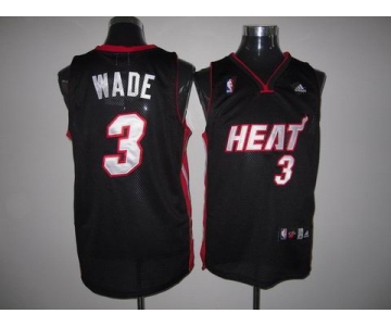 nba miami heat #3 wade black(fans edition)