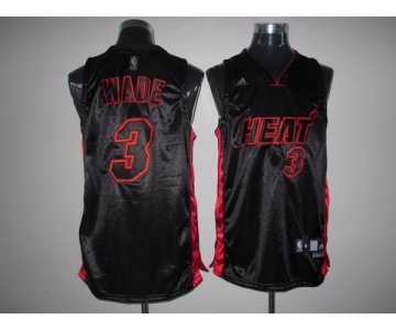 nba miami heat #3 wade black(new)