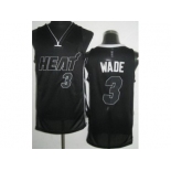 nba miami heat #3 wade black[revolution 30]