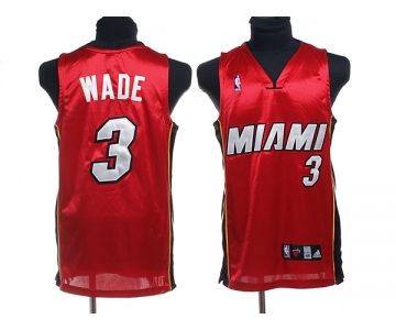 nba miami heat #3 wade red