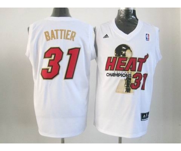 nba miami heat #31 battier white[2012 champions-1]
