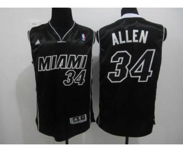 nba miami heat #34 allen black(full black)[miami]