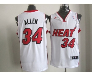 nba miami heat #34 allen white[revolution 30 swingman]