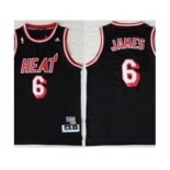 nba miami heat #6 james black m&n